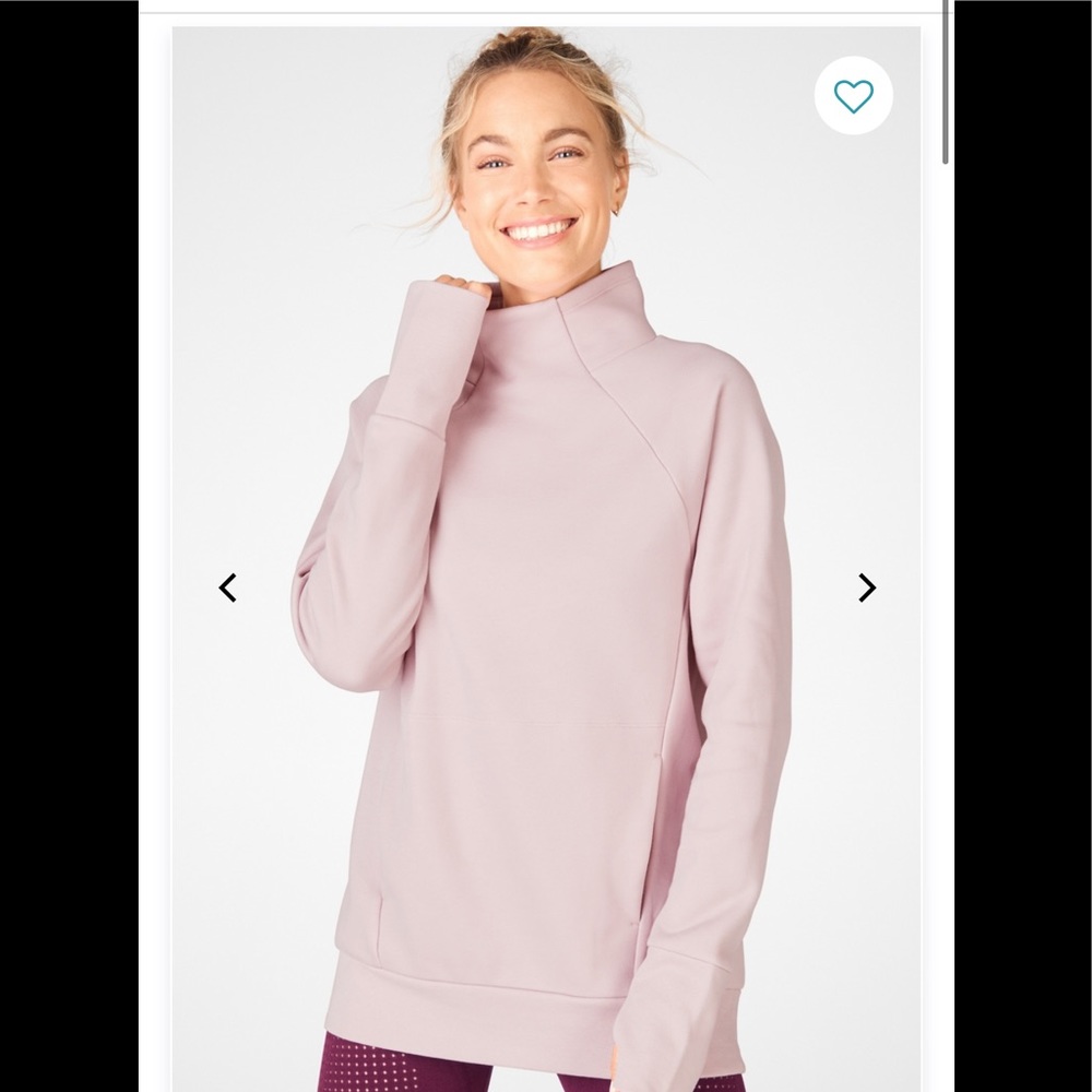 Fabletics Zaylee mock neck hoodie Sz small